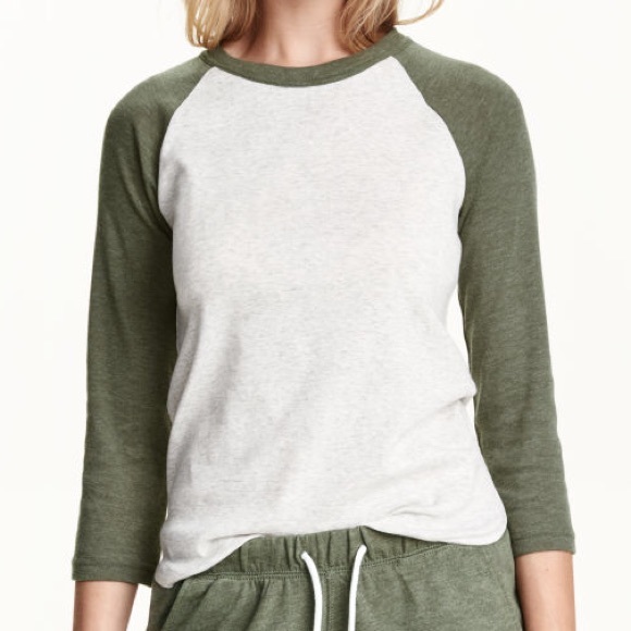 h&m baseball tee